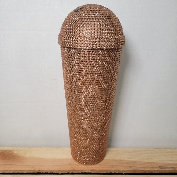 RARE JLO Beauty Gold Bling Tumbler w/ Dome Lid (NO Straw) - Picture 2 of 9